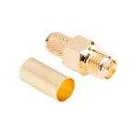Mufă SMA RP pentru cablu H155, conector RF cu sertizare pentru antene