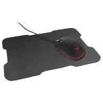 Set mouse gaming Varr 3200 DPI cu mousepad pentru control precis