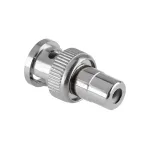 Adaptor BNC tata la RCA mama, conector metalic pentru CCTV și audio-video