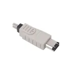 Adaptor FireWire IEEE 1394 6P tată la 4P tată pentru conectare echipamente