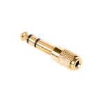 Adaptor jack 6.3 mm tată la 3.5 mm mamă, metalic aurit