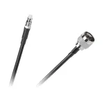 Cablu coaxial H155 5 m cu mufe FME mamă - N tată pentru antene