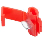 Conector cablu rosu izolat pentru fire 0,25–1 mm², conexiune rapida