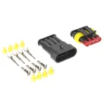 Conector ermetic auto Superseal 1.5 cu 4 pini, set complet cu pini si garnituri