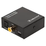 Convertor semnal audio digital la analog cu Toslink/Coaxial, RCA și Jack 3.5 mm