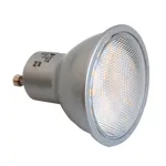 Bec LED GU10 4W cu 24 LED-uri SMD2835, lumină alb cald pentru spoturi