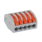 Conector universal cu 5 poli pentru cabluri 0,75–2,5 mm, cu cleme rapide