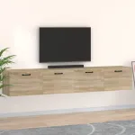Dulapuri de perete, 2 buc., stejar sonoma, 100x36,5x35 cm, lemn GartenMobel Dekor