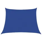Pânză parasolar, albastru, 4/5x3 m, HDPE, 160 g/m², trapez GartenMobel Dekor