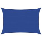 Pânză parasolar, albastru dreptunghiular 3x5 m HDPE 160 g/m² GartenMobel Dekor