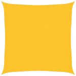Pânză parasolar, galben, 2,5x2,5 m, HDPE, 160 g/m² GartenMobel Dekor