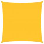 Pânză parasolar, galben, pătrat, 4,5x4,5 m HDPE, 160 g/m² GartenMobel Dekor