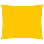 Pânză parasolar, galben, pătrat, 4x4 m HDPE, 160 g/m² GartenMobel Dekor