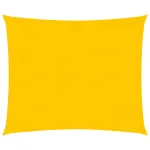Pânză parasolar, galben, pătrat, 4x4 m HDPE, 160 g/m² GartenMobel Dekor