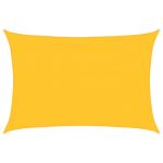 Pânză parasolar, galben dreptunghiular 4x5 m, HDPE, 160 g/m² GartenMobel Dekor