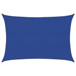 Pânză parasolar albastru dreptunghiular 3,5x4,5m HDPE 160 g/m² GartenMobel Dekor