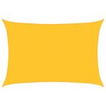 Pânză parasolar, galben dreptunghiular 5x7 m, HDPE, 160 g/m² GartenMobel Dekor