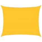 Pânză parasolar, galben dreptunghiular 6x7 m, HDPE, 160 g/m² GartenMobel Dekor