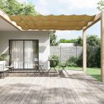 Copertină verticală, bej, 100x1200 cm, țesătură Oxford GartenMobel Dekor