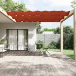 Copertină verticală, teracotă, 100x1000 cm, țesătură Oxford GartenMobel Dekor