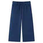 Pantaloni pentru copii cu picioare largi, bleumarin, 116 GartenMobel Dekor