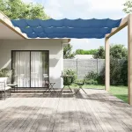 Copertină verticală, albastru, 140x800 cm, țesătură oxford GartenMobel Dekor
