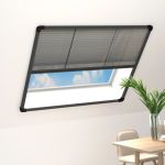 Ecran insecte pentru ferestre, antracit, 120x120 cm, aluminiu GartenMobel Dekor