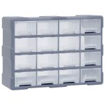 Organizator cu 16 sertare medii, 52x16x37 cm GartenMobel Dekor