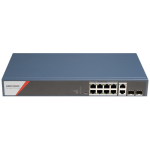 Switch 8 x RJ45 1G PoE 802.3af/at/bt, 2 x RJ45 1G, 2 x SFP 1G, Management - HIKVISION DS-3E1512HP-SI-8P2T2F SafetyGuard Surveillance
