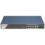 Switch 8 x RJ45 1G PoE 802.3af/at/bt, 2 x RJ45 1G, 2 x SFP 1G, Management - HIKVISION DS-3E1512HP-SI-8P2T2F SafetyGuard Surveillance