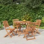Set mobilier de grădină, 5 piese, lemn masiv de acacia GartenMobel Dekor
