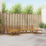 Set de canapele de exterior 6 pcs natural Lemn Solid de Acacia GartenMobel Dekor