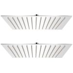 Cap de duș tip ploaie, 2 buc., 30x30 cm, oțel inoxidabil GartenMobel Dekor
