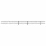 Gard de grădină cu vârf tip suliță din oțel 1781,5x100 cm, negru GartenMobel Dekor