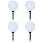 Lămpi de exterior pentru alee LED 4 buc. 30 cm, cu țăruș de sol GartenMobel Dekor