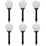 Lămpi de exterior pentru alee LED 6 buc. 20 cm, cu țăruș de sol GartenMobel Dekor