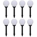 Lămpi de exterior pentru alee LED 8 buc. 15 cm, cu țăruș de sol GartenMobel Dekor