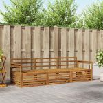 Set de canapele de exterior 3 pcs natural GartenMobel Dekor