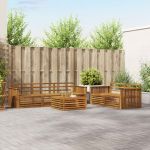 Set de canapele de exterior 6 pcs natural GartenMobel Dekor