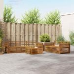 Set de canapele de exterior 6 pcs natural GartenMobel Dekor