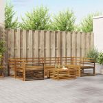 Set de canapele de exterior 7 pcs natural GartenMobel Dekor