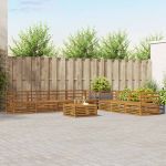 Set de canapele de exterior 8 pcs natural GartenMobel Dekor
