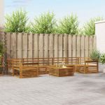 Set de canapele de exterior 8 pcs natural GartenMobel Dekor