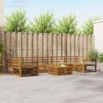 Set de canapele de exterior 8 pcs natural GartenMobel Dekor