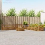 Set de canapele de exterior 9 pcs natural GartenMobel Dekor