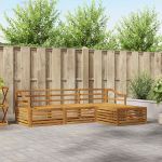 Set de canapele de exterior 4 pcs natural GartenMobel Dekor