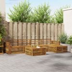 Set de canapele de exterior 6 pcs natural GartenMobel Dekor
