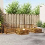 Set de canapele de exterior 6 pcs natural GartenMobel Dekor