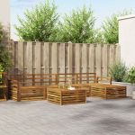 Set de canapele de exterior 6 pcs natural GartenMobel Dekor