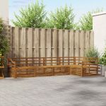 Set de canapele de exterior 5 pcs natural Lemn Solid de Acacia GartenMobel Dekor